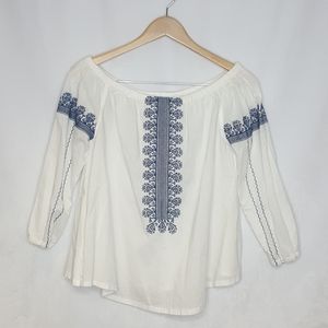 Madewell off-the-shoulder top size S